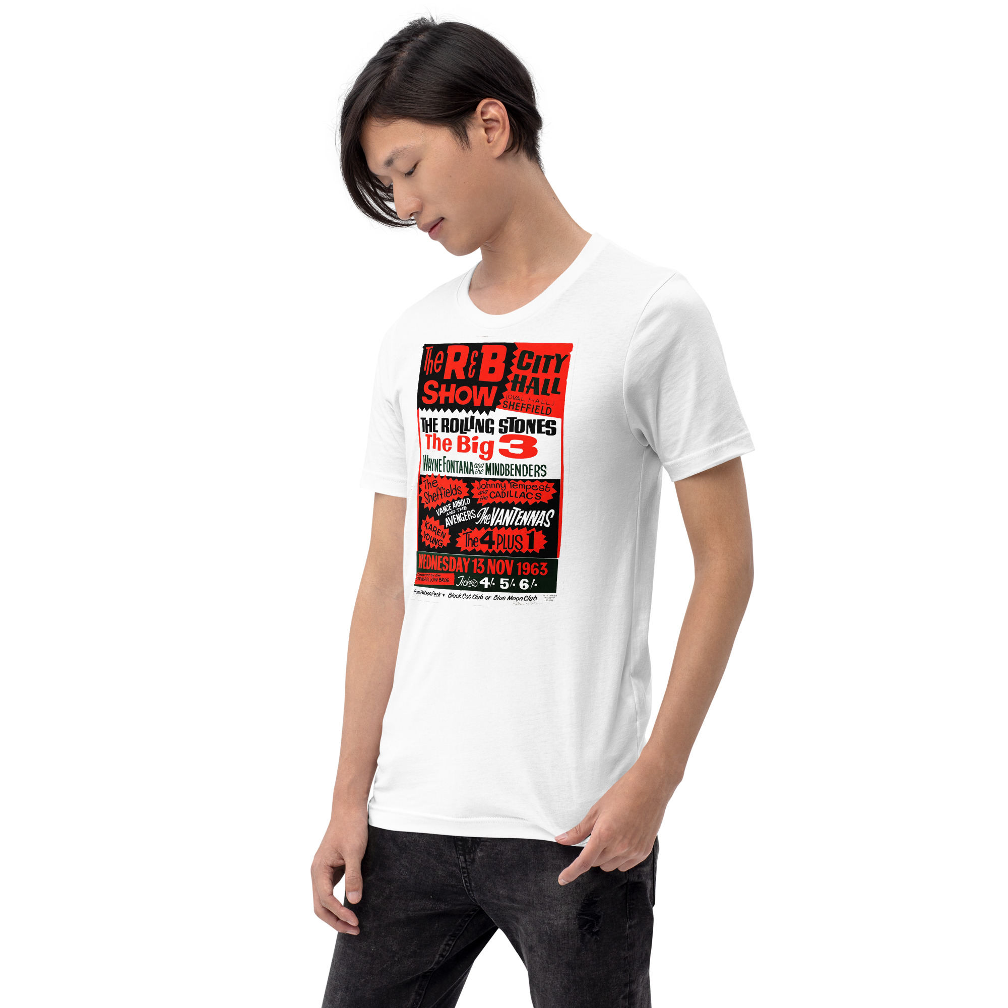 Sheffield Mojo Club "The Big 3" Unisex T-Shirt - Image 5